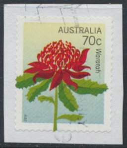 Australia SC# 4061 Flowers from 2014 Used Waratah details & scan