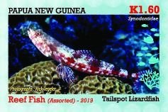 Stamps Papua New Guinea 2019. - Reef fish (assorted No. 2) - 4 stamps.