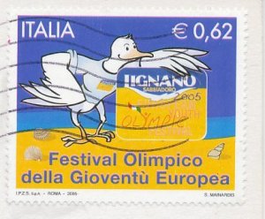 Postcard / Stamp Italy 2005 European Youth Olympic Festival 2005