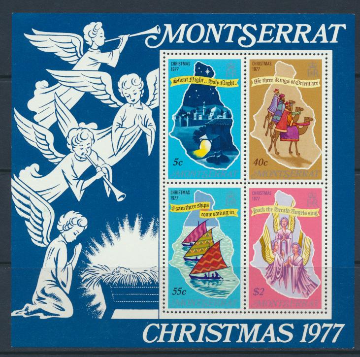 Montserrat SG MS416 SC#662  Christmas 1977