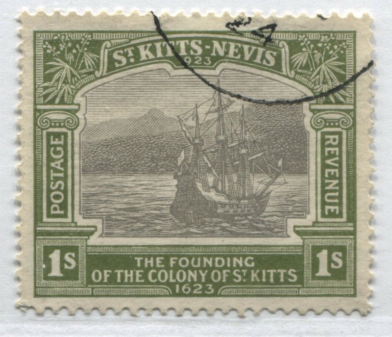 St. Kitts KGV 1923 1/ used