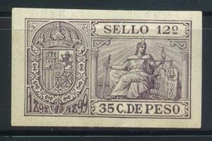 Spain Sc # charity label? used