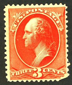 U.S. #214 MINT OG HR