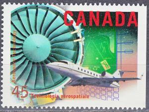 #1596 Canada MNH 45¢ High Technologiy Industries - Aerospace