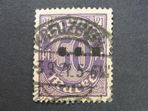 upper silesia    scott #O37 f-vf used