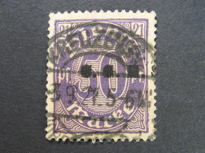 upper silesia    scott #O37 f-vf used