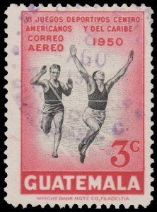 GUATEMALA AIRMAIL STAMP 1950 SCOTT # C172. USED. # 1