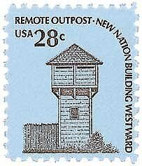 1978 Fort Nisqually Single 28c Postage Stamp, Sc#1604, MNH, OG