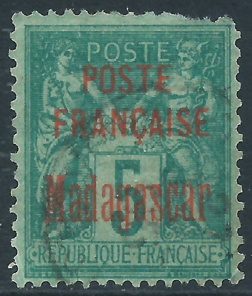 Madagascar, Sc #14, 5c Used