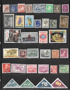 WORLDWIDE Page #738 of Used Stamps Mixture Lot Collection / Lot