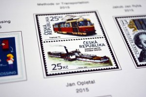 COLOR PRINTED CZECH REPUBLIC 2011-2020 STAMP ALBUM PAGES (70 illustrated pages)