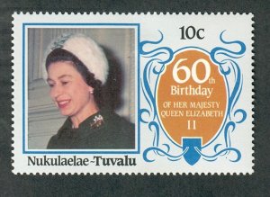 Tuvalu Nukulaelae #54 Queen Birthday Mint Hinged single