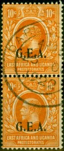 Tanganyika 1922 10c Orange SG73 Very Fine Used Pair (Variants Available)-Vari...