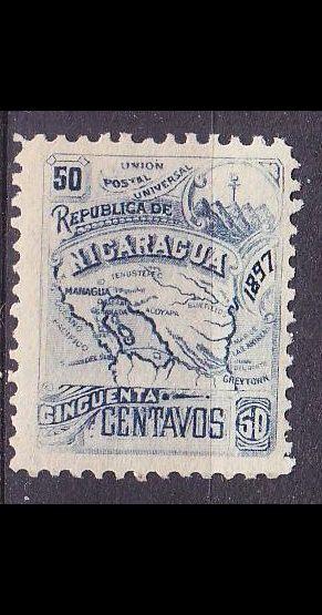 NICARAGUA [1897] MiNr 0094 Y ( */mh )