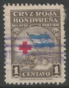 HONDURAS RA3 VFU FLAG B1196-1