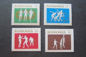 Bahamas Sc 559-562 Sports Set MNH