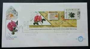 Netherlands Holland Flowers 1988 Plant Flora (miniature FDC) *clean