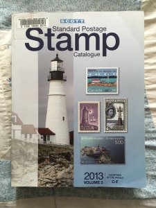 Scott 2013 Standard Postage Stamp Catalogue Vol 2: C - F Countries ExLibrary