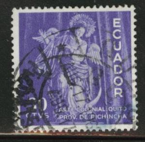 Ecuador Scott 654 used 1959 stamp