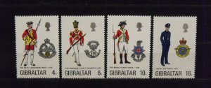 15644   GIBRALTAR   MNH # 310, 311, 312, 313                  CV$ 5.60