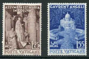 Vatican City SG162/3 1951 proclamation of Dogma Set M/M Cat 26.75 pounds