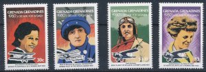 [BIN2609] Grenada 1981 Aviation good set of stamps very fine MNH