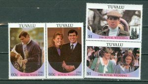 TUVALU 1996  ROYALS  #361-362 ...SET...MNH