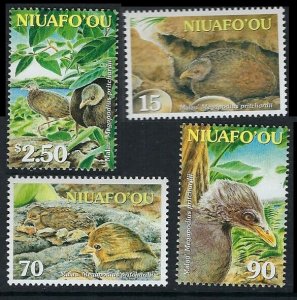 2002 Niuafo'ou 395-398 Birds 6,80 €