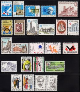 Belgium 1978 Sc 1006 - 1022 / B963 - B965 / B966 - B969 Total 11 VF MNH Full Set