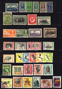 ZAYIX Costa Rica collection 67 Mint & Used Stamps 103022S15