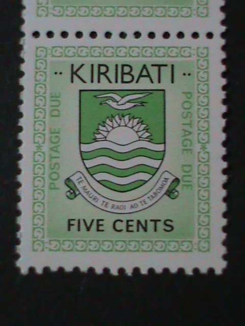 ​KIRIBATI 1981-SC# J3-POSTAGE DUE STAMPS-PAIRS MNH-LAST ONE-VERY FINE