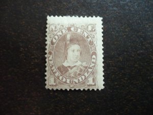 Stamps - Newfoundland - Scott# 43 - Mint Hinged Part Set of 1 Stamp