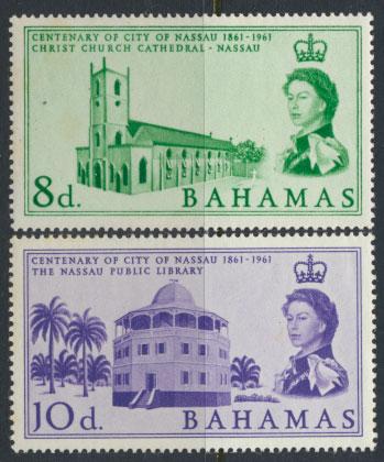 Bahamas  SG 221-222 SC# 178-179 MNH Nassau Centenary see scan 