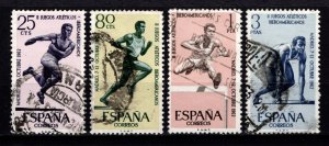 Spain 1962 2nd Spanish-American Athletic Games Madrid, Set [Used]