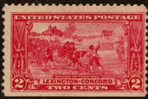 United States 618 - Mint-H - 2c Lexington-Concord (1925) (swcv $8.50 mnh)