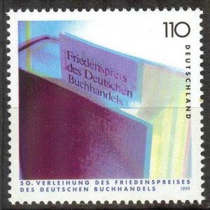 Germany 1999 Award of the Peace Prize of the German Book Trade MNH