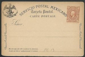 MEXICO Early postcard - unused.............................................60374