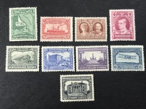 NEW FOUNDLAND # 163-171-MINT/HINGED---COMPLETE SET------1929-31