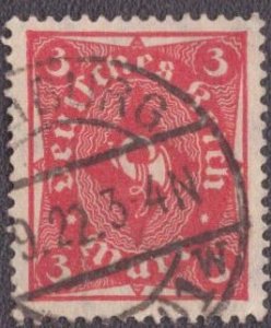 Germany 186 1922 Used