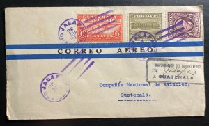 1930 Jalapa Guatemala First Day Cover FDC Air Mail Inauguration