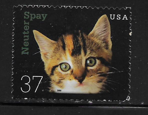 UNITED STATES, 3670, MNH, NEUTER AND SPAY