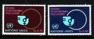 United Nations Geneva-Sc#90-1- id8-unused NH set-Women's Year-1980-