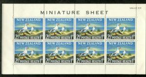 NEW ZEALAND B67a-B68a MINT NEVER HINGED (MNH) souvenir sheets,birds