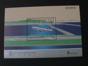 ​MACAU-1999 SC#980a-INTERNATIONAL AIRPORT-MNH -S/S VF-LAST ONE HARD TO FIND