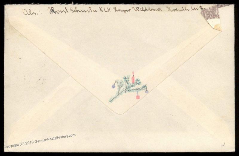 Germany 1944 Austria KLV Kinderlager Wildbad Reuth Cover 90238