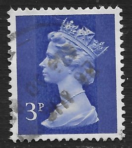 Great Britain #MH36 3p Queen Elizabeth II ~ Used