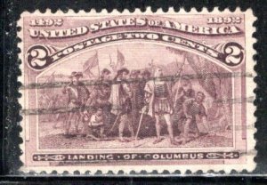 United States Scott # 231, used