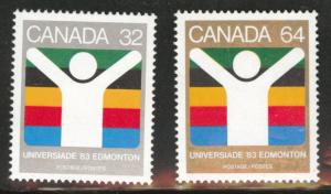 Canada Scott 981-982 MNH** World University Game set 1983