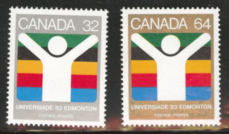 Canada Scott 981-982 MNH** World University Game set 1983