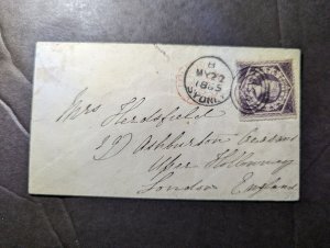 1865 Australia Cover Sydney NSW to Holloway London England